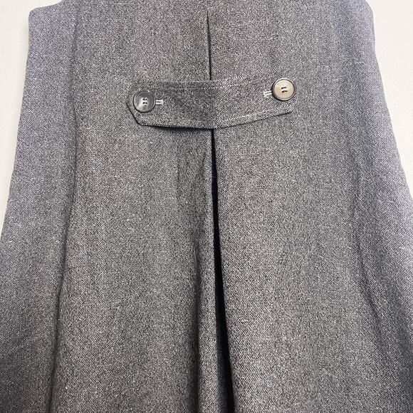 Theory Sleeveless Wool Blend Sheath Dress Gray Sz 6 Office Preppy Career A Line - Picture 12 of 14